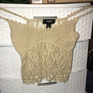 Hand knit tank top